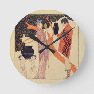 Love Token (w/c on paper) Round Clock