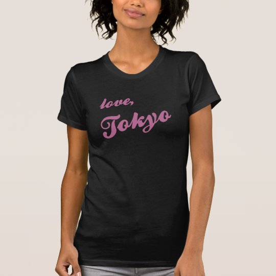 Love, Tokyo - black destroyed T-Shirt