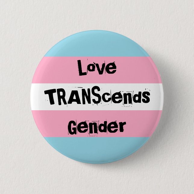 Love TRANScends Gender Button (Front)
