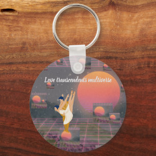 Love Transcends Multiverse Keychain