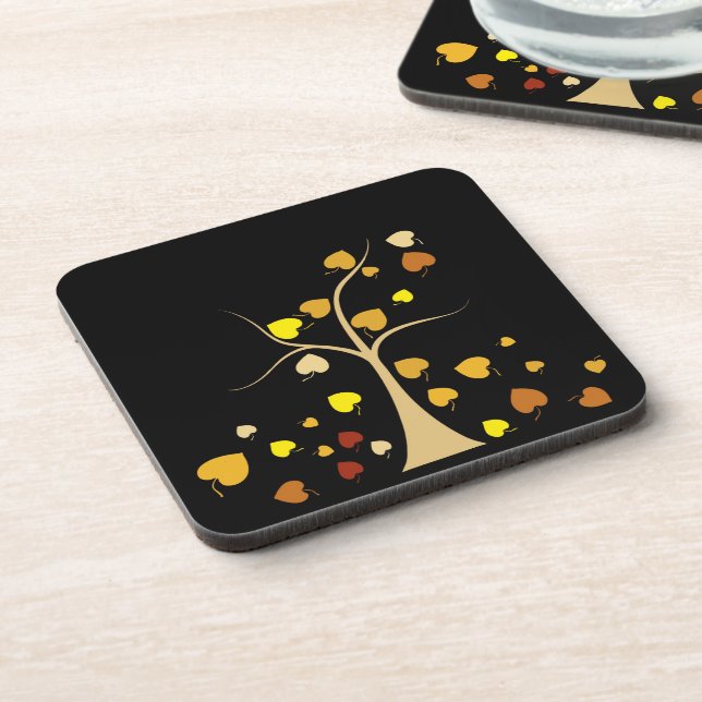 Love Tree Beverage Coaster (Left Side)