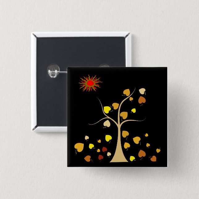 Love Tree Button (Front & Back)