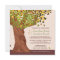 Love Tree Falling Heart Leaves Wedding Invite