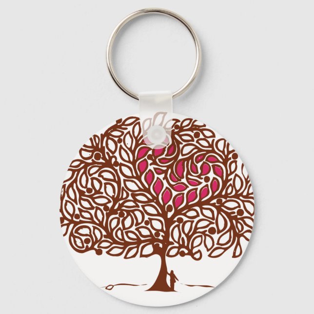 Love Tree Keychain (Front)
