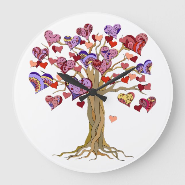 love tree large clock (Front)