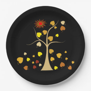 Love Tree Paper Plate