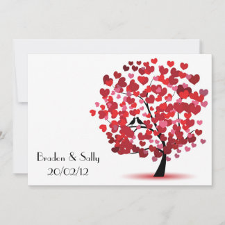 love tree save the date
