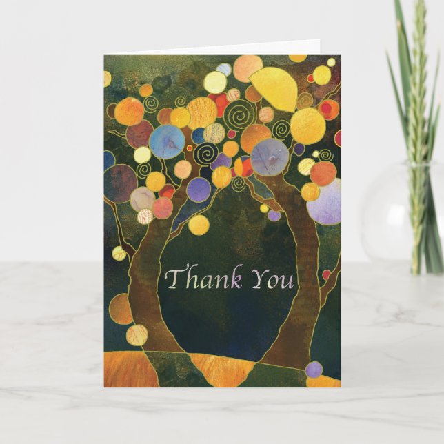 Love Trees Wedding Thank You Cards (Front)