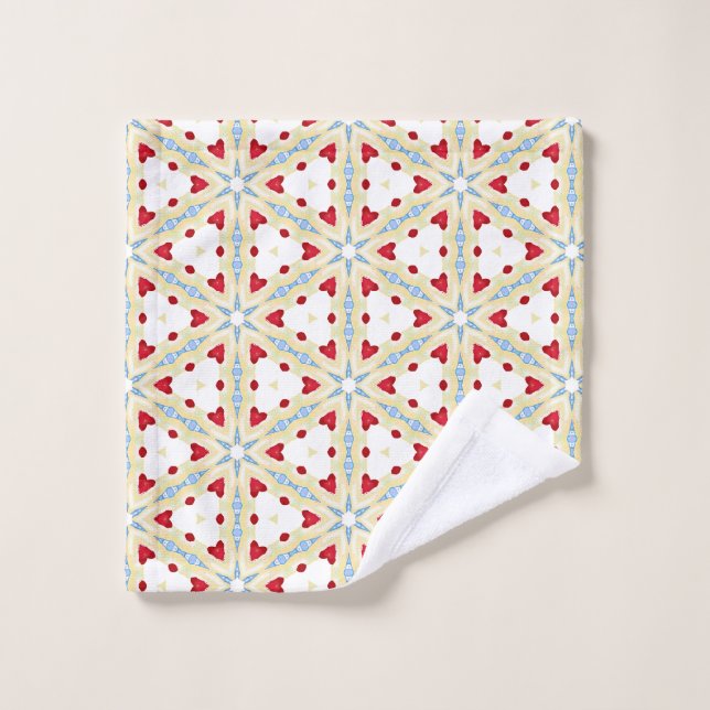 Love Triangle Bath Towel Set (Wash Cloth)