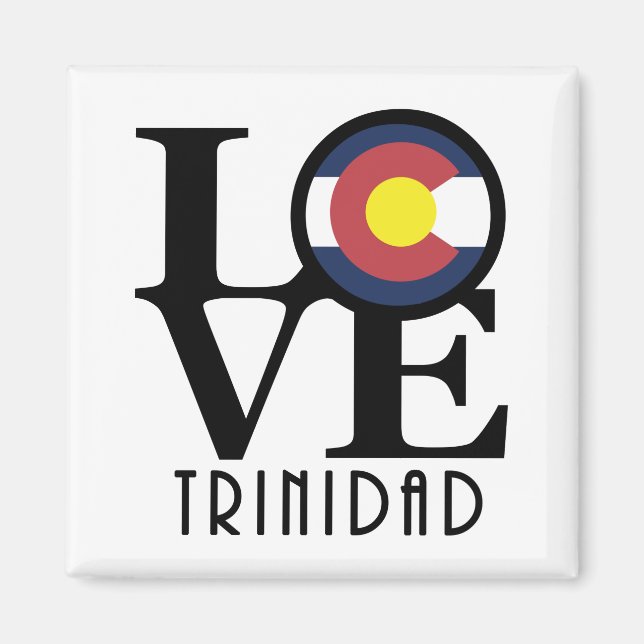 LOVE Trinidad Colroado Magnet (Front)