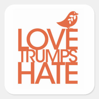 Love Trump Hate Sticker