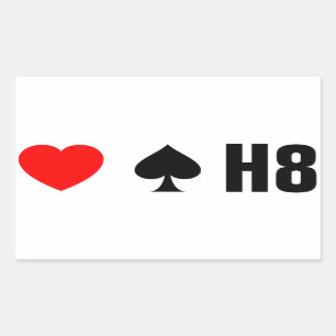 LOVE TRUMPS HATE - <3 <3< H8 STICKER