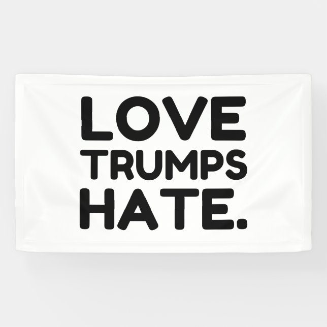 Love Trumps Hate Banner (Horizontal)