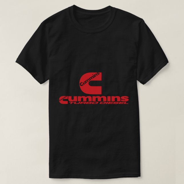 love turbo power diesel cummins truck lovers, cumm T-Shirt (Design Front)
