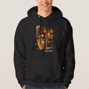 LOVE Turkey Pilgrim Pumpkin Pie Teacher Life Thank Hoodie