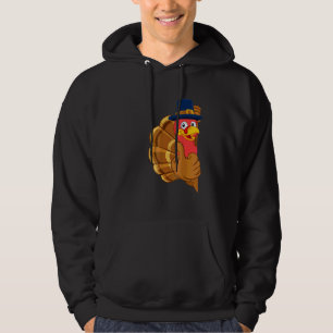 Love Turkey Women Thanksgiving Turkey For Kids Me Hoodie