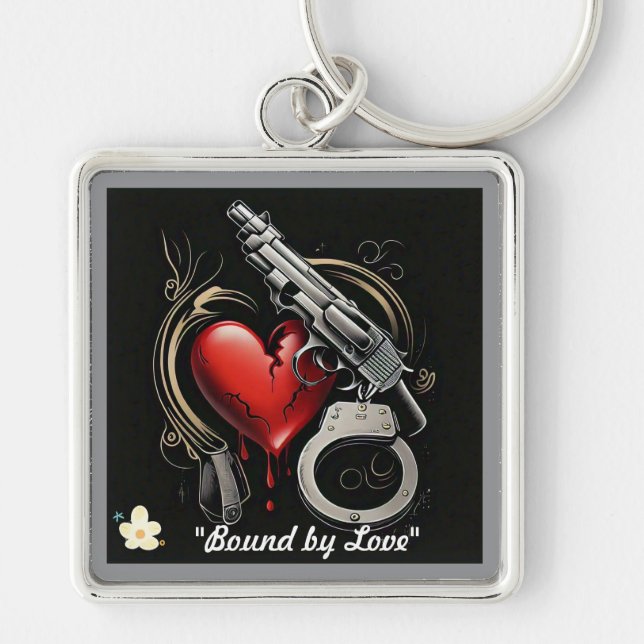 "Love Turns to Pain" Keychain (Front)