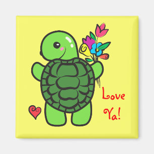 Love turtle magnet