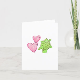 Love Turtle Thank You Card