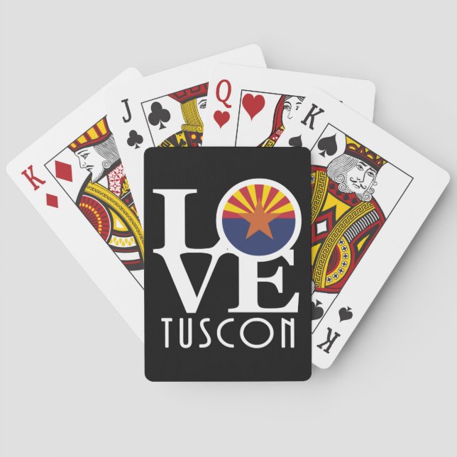 LOVE Tuscon Arizona Playing Cards (Back)