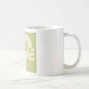 Love Two-Tone Sage Green Coffee Mug