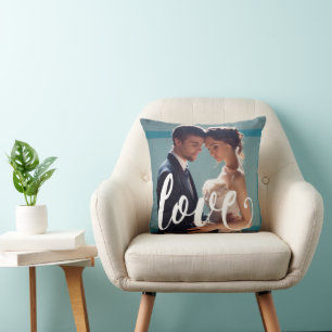 Love Typographie avec Coussin photo