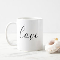 Love Typography In Black Colour