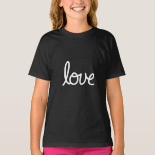 Love Typography – Minimal Romantic T-Shirt