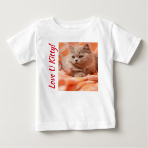 Love U Kitty Baby T-Shirt