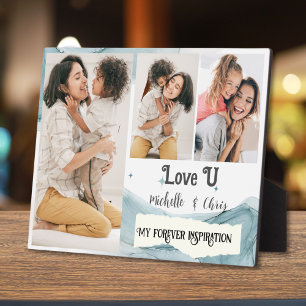 Love U mom: My forever inspiration Plaque