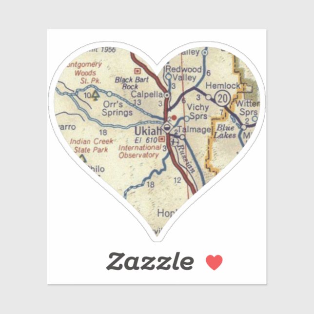 Love Ukiah California (Sheet)