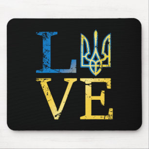 Love Ukraine Shirtukrainian Tryzub Zelensky Milita Mouse Pad