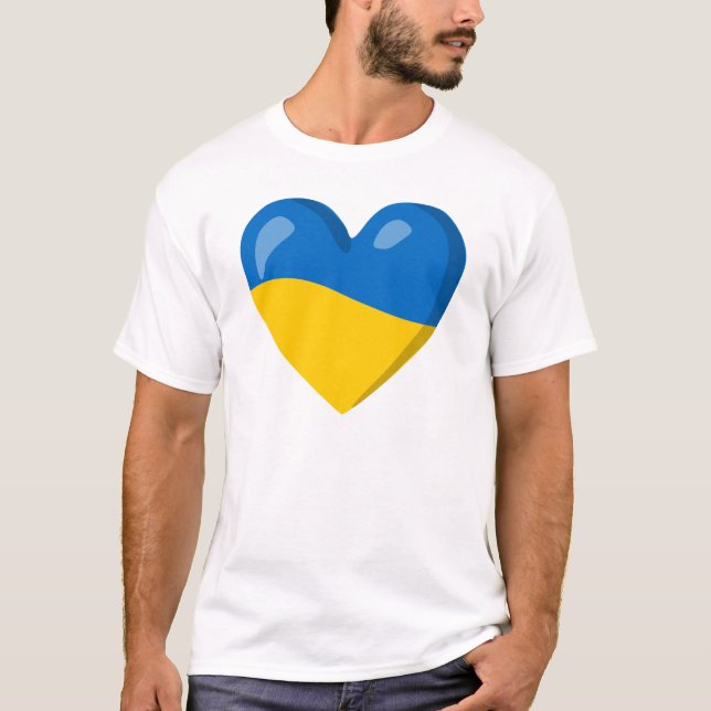Love Ukraine Support T-Shirt (Front)