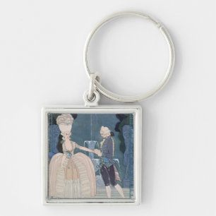 Love under the Fountain, illustration for 'Fetes G Keychain