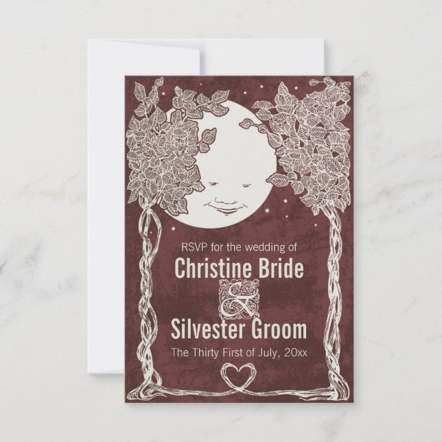 Love Under the Stars, 3.5x5 RSVP (Front)