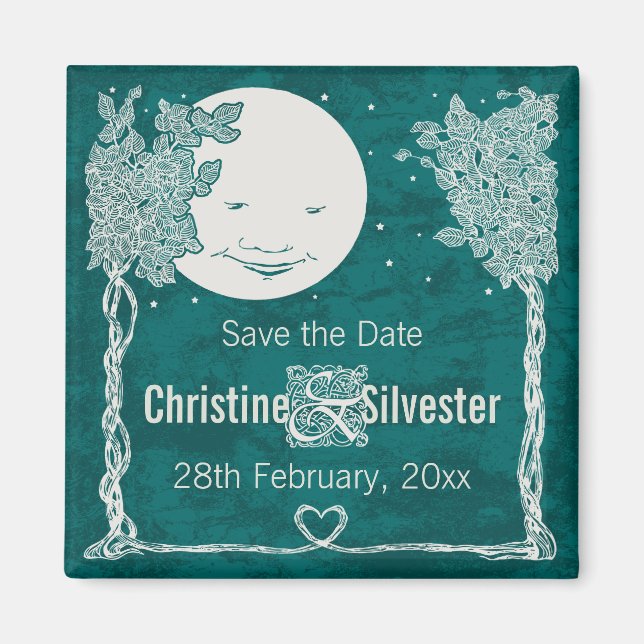 Love Under the Stars, save the date Magnet (Front)