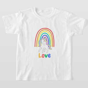 Love unicorn rainbow T-Shirt