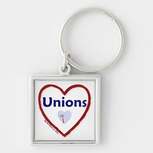 Love Unions Keychain (Front)