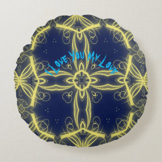 Love Unique Luxury Living Round Pillows