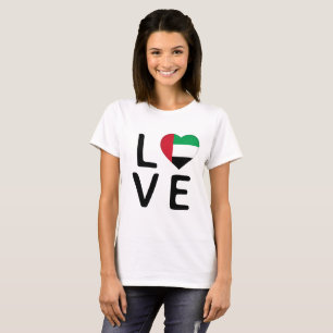 Love - United Arab Emirates Flag T-Shirt
