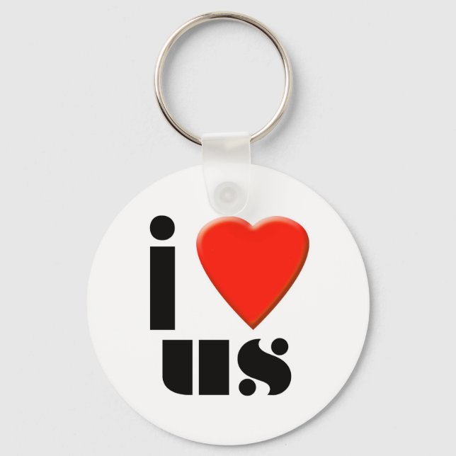Love Us Keychain (Front)