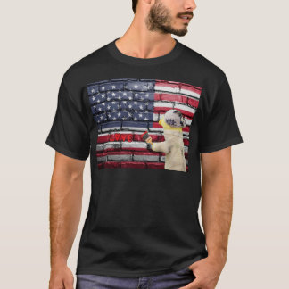 Love USA graffiti wall art.  T-Shirt