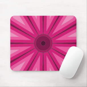 LOVE VALENTINE, BIRTHDAY GIFT WITH FLOWERS MOUSE PAD