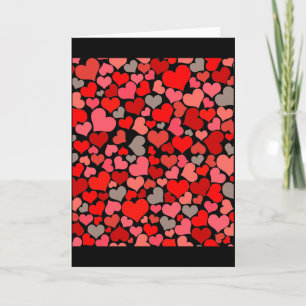 Love Valentine Day Heart Women Pink Rose T Shirt Card