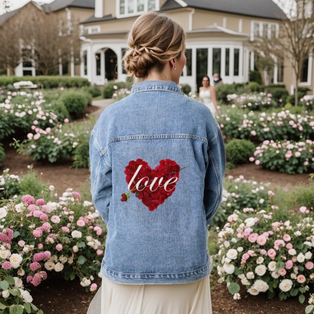 Love Valentine Day Special Denim Jacket (Mariage Retour)