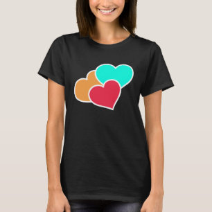 Love Valentine s Day Couple Relationship Heart In  T-Shirt