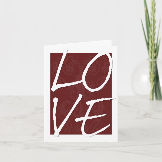 LOVE Valentine's Day Card (Front)
