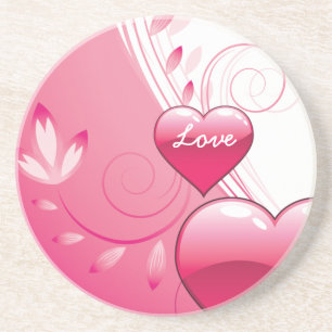 Love Valentine's Day dessous de verre