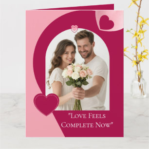 Love Valentines Day Fold Greeting Card