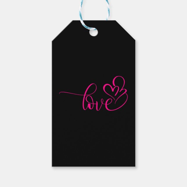 Love Valentines Day Gift Tags (Front)